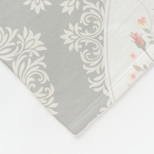 Manta Polar Funda de pulpa de patrón floral