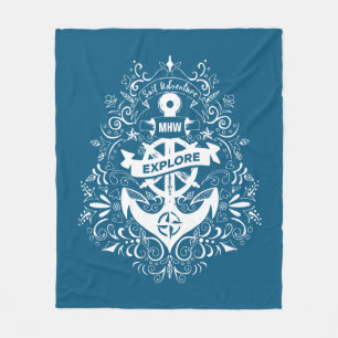 Manta Polar Funda de pulpa de personalizado de anclaje decorat