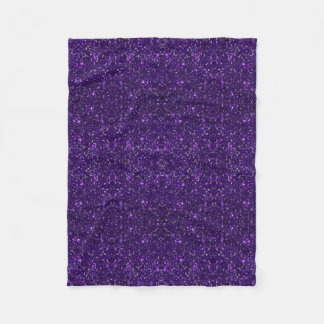 Manta Polar Funda de Purpurina púrpura