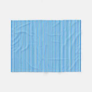 Manta Polar Funda de rayas azules y blancas