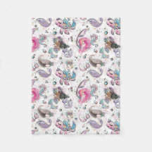 Funda de sirena temática oceánica