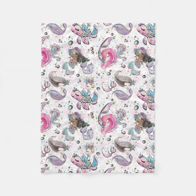 Manta Polar Funda de sirena temática oceánica (Anverso)