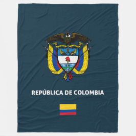 Manta Polar Funda de teléfono pasaporte de Colombia