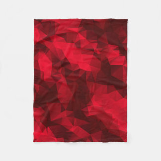 Manta Polar Funda de triángulos rojos de baja polilla