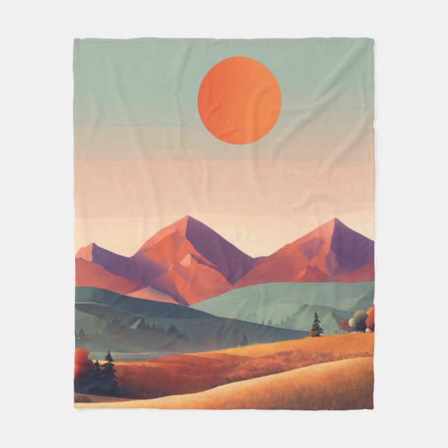 Manta Polar Funda exterior, media de 50" x 60" (Anverso)