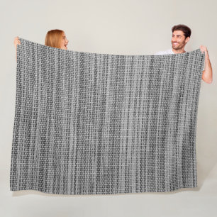 Manta Polar Funda Fleece Faux Gray Fabric - Moderno