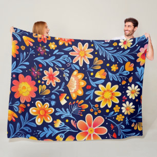 Manta Polar Funda Flourish & Glow 60x80 Fleece Blanket
