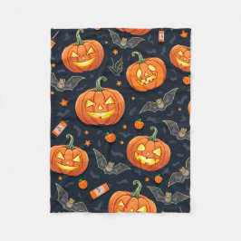 Manta Polar Funda Halloween Pumkin Fleece