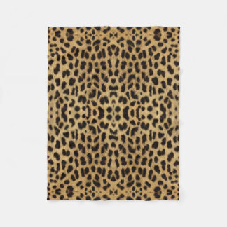 Manta Polar Funda Leopard Print Fleece