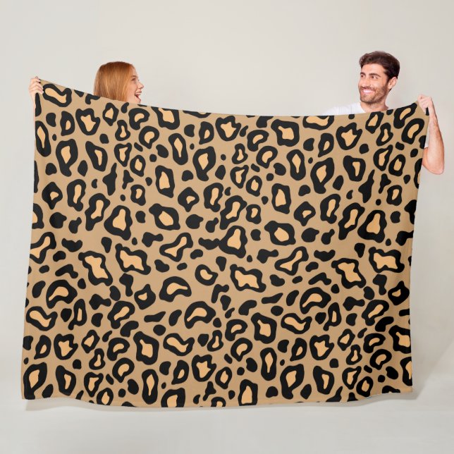 Manta Polar Funda Leopard Print Fleece (In situ)