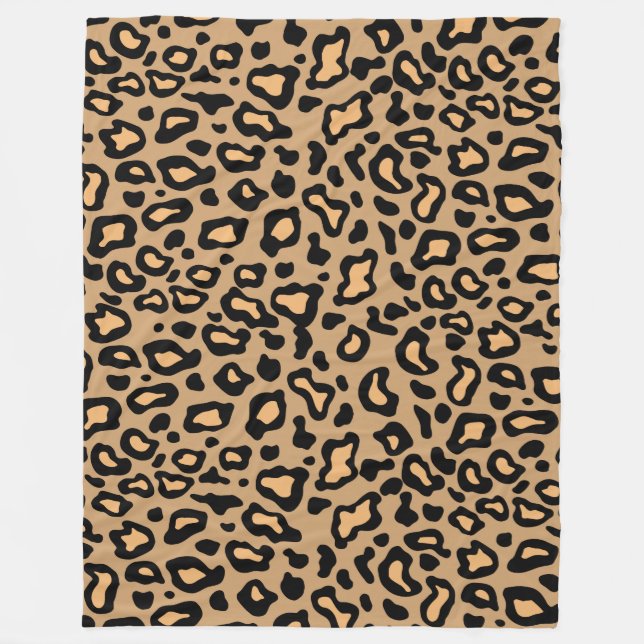 Manta Polar Funda Leopard Print Fleece (Anverso)
