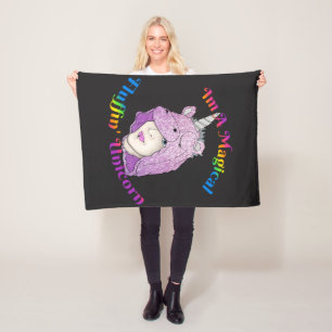 Manta Polar Funda mágica para unicornio, pequeña