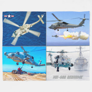 Manta Polar Funda MH-60R SeAHAWK Fleece Blanket
