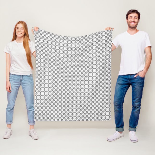 Manta Polar Funda moderna de diseño de estampado de Damasco de (In situ)
