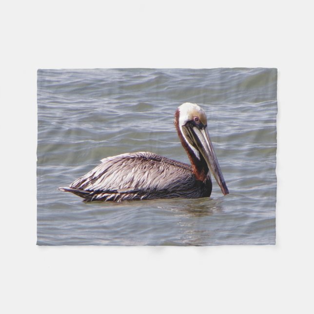 Manta Polar Funda pelicana marrón (Frente (Horizontal))