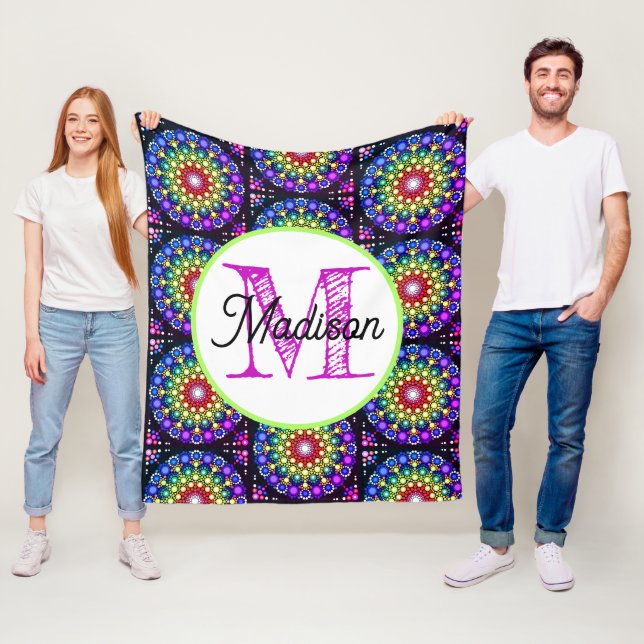 Manta Polar Funda personalizada monogramada de pulpa (In situ)