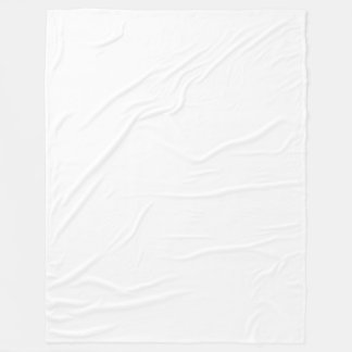 Manta Polar Funda personalizado blanca de la flota 60x80 suave