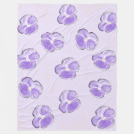 Manta Polar Funda Purple Fleece
