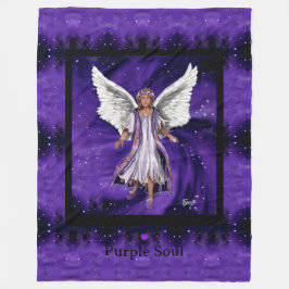 Manta Polar Funda Purple Soul Fleece
