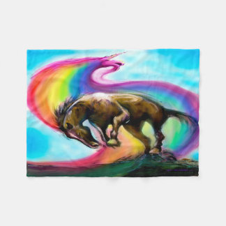 Manta Polar Funda Rainbow Unicorn