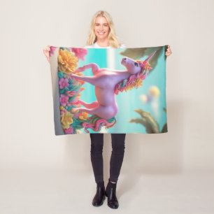 Manta Polar Funda unicornio, 30 "x40"