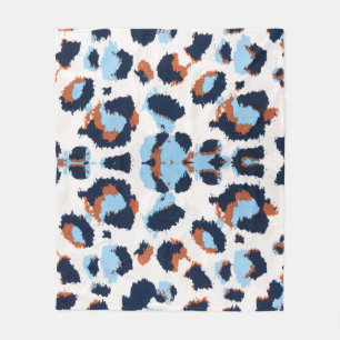 Manta Polar Funky Leopard Patterns Animal Zoo Art Animal