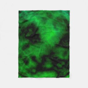 Manta Polar Funky Neon Green Emerald Halloween Resumen
