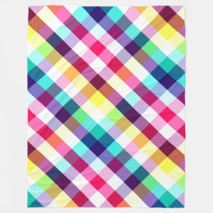 Manta Polar Funky Rainbow PlPattern Large Fleece Blanet