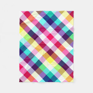 Manta Polar Funky Rainbow PlPattern Small Fleece Blanet