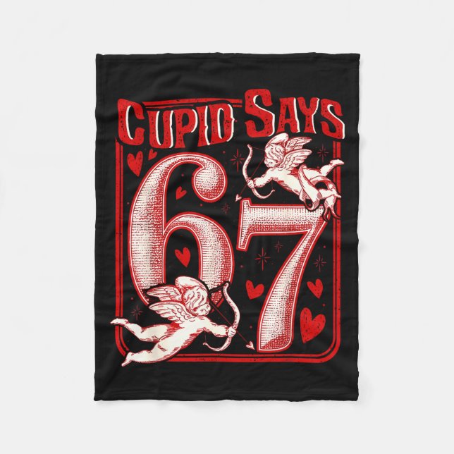 Manta Polar Funny 67 Cud Says 67 Valentine Couple Matching Six (Anverso)