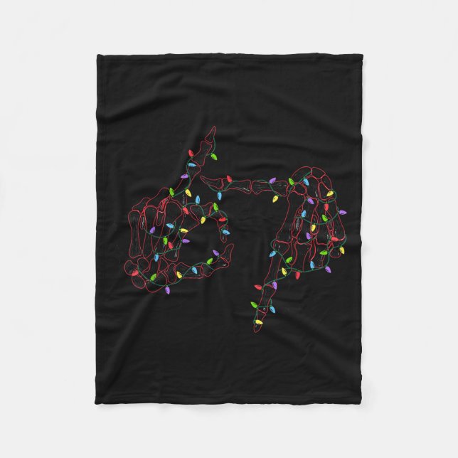 Manta Polar Funny 67 Hand Six Seven Meme Brainrot Christmas Xm (Anverso)