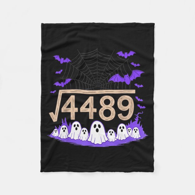 Manta Polar Funny 67 Meme Math Teacher 6 7 Halloween Square Ro (Anverso)