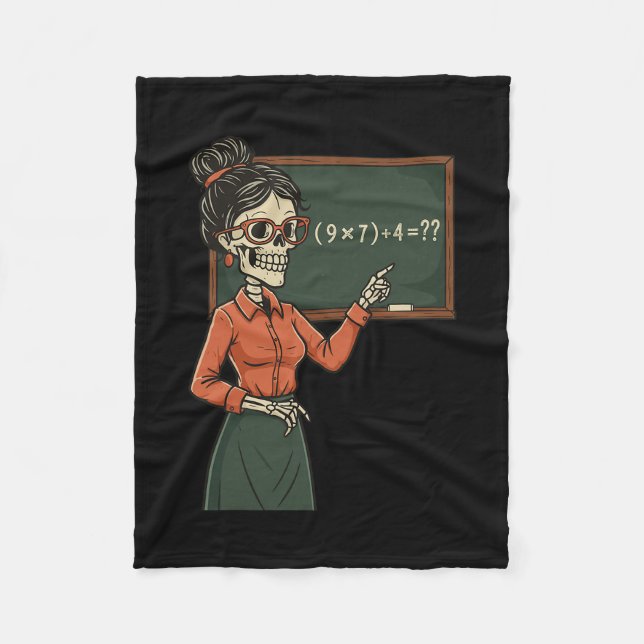 Manta Polar Funny 67 Meme Pemdas Elementary Math Teacher Brain (Anverso)
