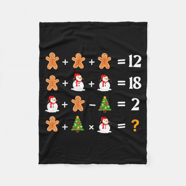 Manta Polar Funny 6 7 Meme Christmas Order Of Operations Math  (Anverso)