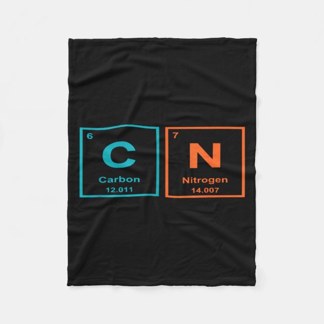 Manta Polar Funny 6 7 Periodic Table Carbon Nitrogen Humor  (Anverso)