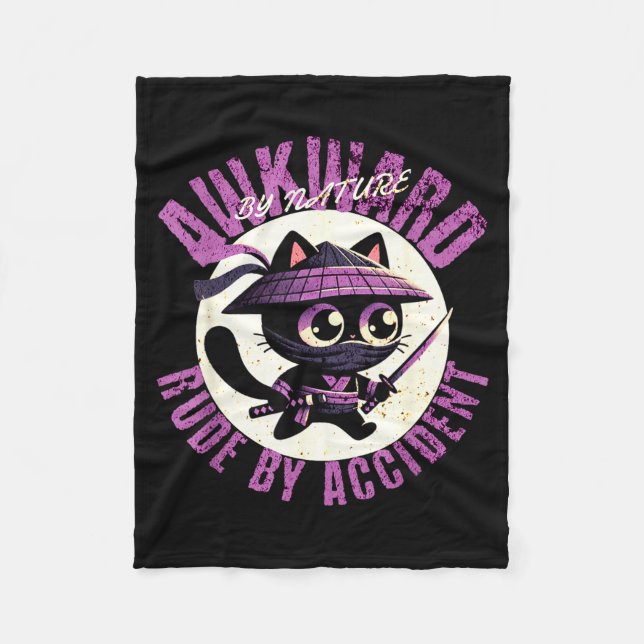 Manta Polar Funny Awkward Nature Quote Rude By Accident Humor  (Anverso)