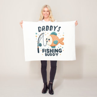 Manta Polar Funny Baby Fish | Daddy's Fishing Buddy Cute