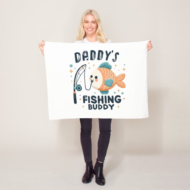 Manta Polar Funny Baby Fish | Daddy's Fishing Buddy Cute (In situ)