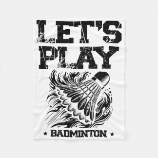 Manta Polar Funny Badminton Player Love Shuttle Design 23