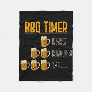 Manta Polar Funny Bbq Chef Smoke Meat Craft Beer Regalo Barbac