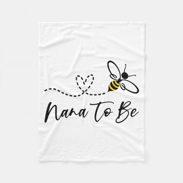 Manta Polar Funny Bee Lover Nana To Be  (Anverso)
