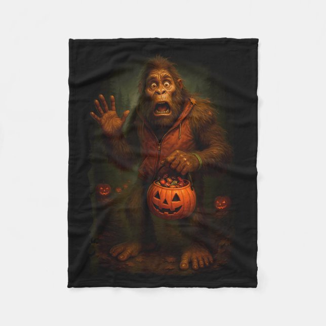 Manta Polar Funny Bigfoot Halloween  (Anverso)