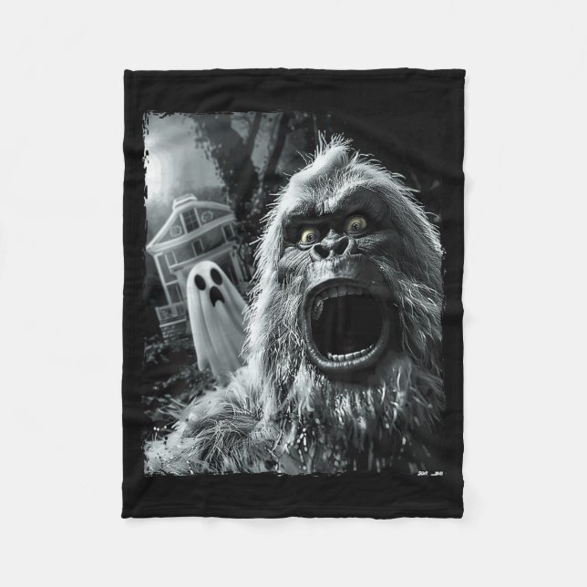 Manta Polar Funny Bigfoot Sasquatch Halloween  (Anverso)