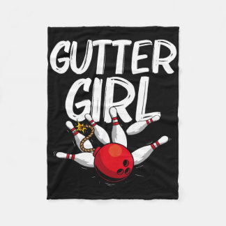 Manta Polar Funny Bowling Design Para Chicas Mujeres Bowler Bo