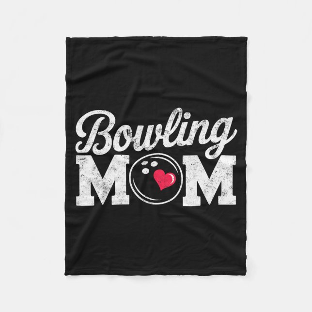 Manta Polar Funny Bowling Player Mom Bowl Mother Bowler #bowli (Anverso)