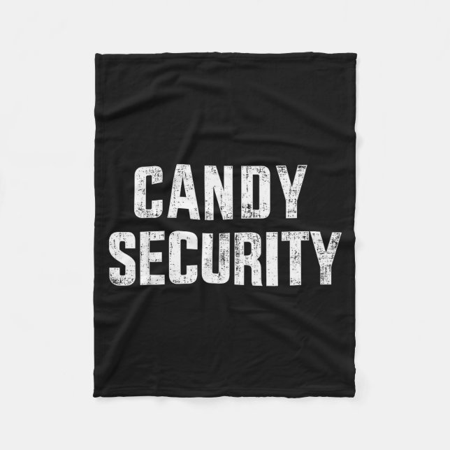 Manta Polar Funny Candy Security Lazy Halloween Costume  (Anverso)