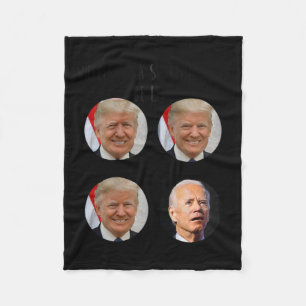 Manta Polar Funny carro de compras Trump Biden Voto en meme el