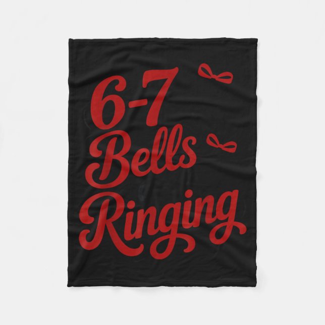 Manta Polar Funny Christmas Meme 6-7 67 Bells Are Ringing Humo (Anverso)