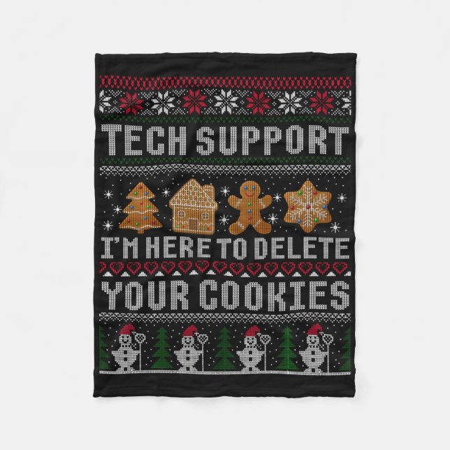 Manta Polar Funny Christmas Tech Suprt Computer T Shirt  (Anverso)