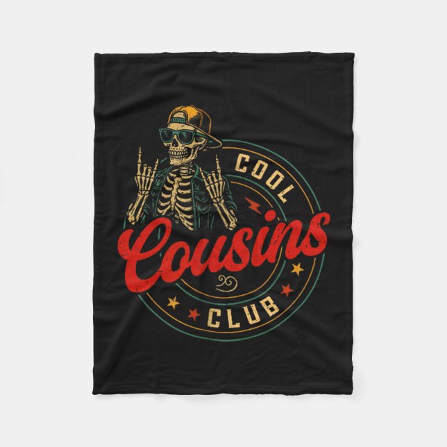 Manta Polar Funny Cool Cousins Club Shirt Cousin Crew Skeleton (Anverso)